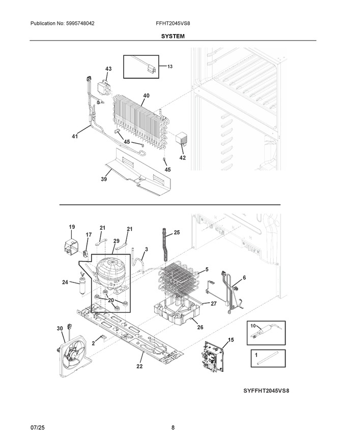 Diagram for FFHT2045VS8