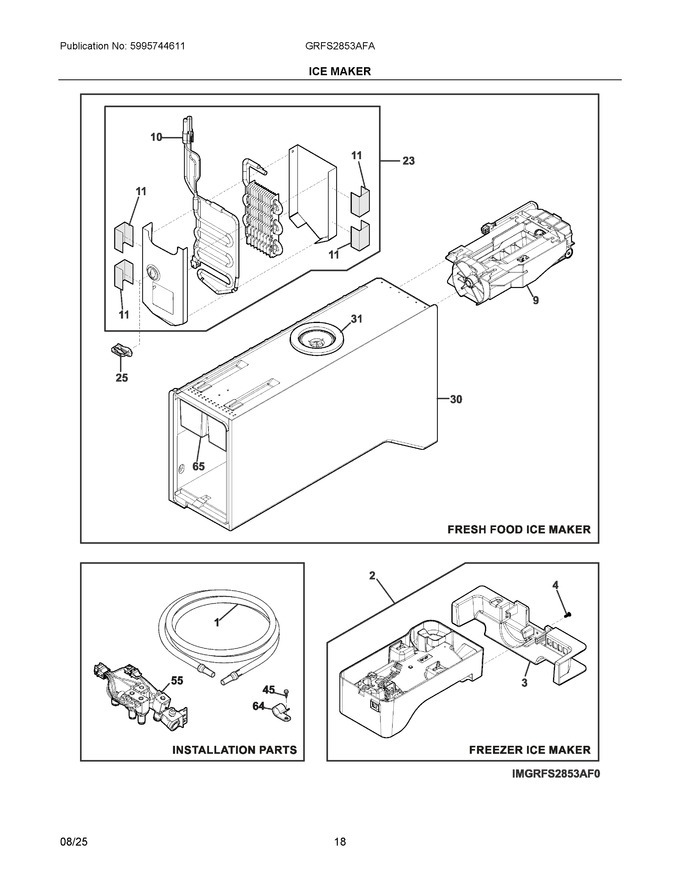 Diagram for GRFS2853AFA