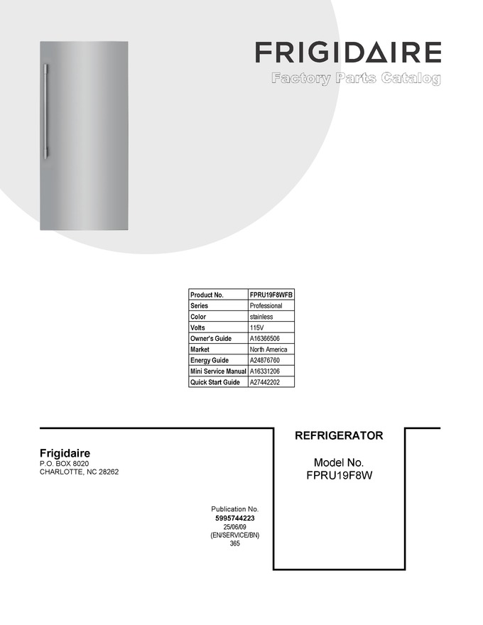 Diagram for FPRU19F8WFB