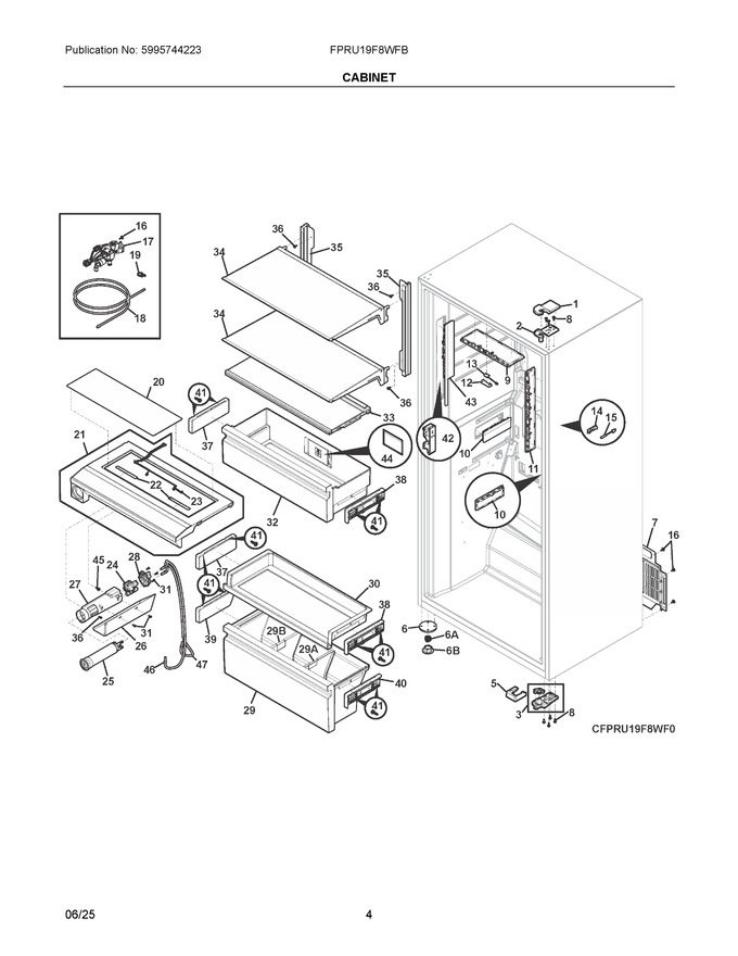 Diagram for FPRU19F8WFB