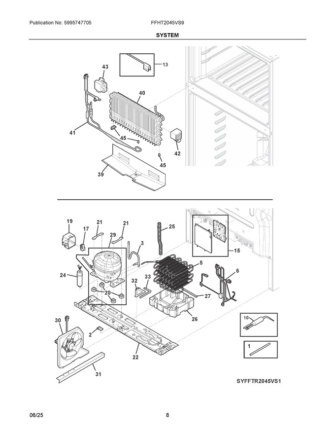 Diagram for FFHT2045VS9