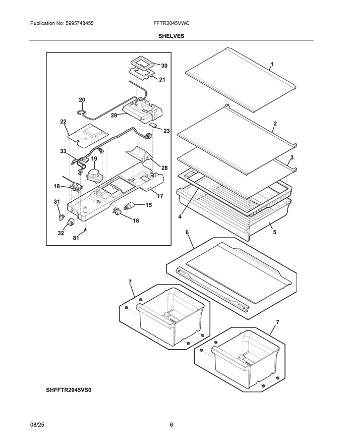 Diagram for FFTR2045VWC