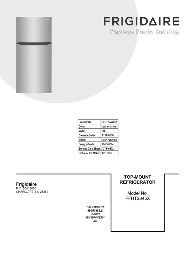 Diagram for FFHT2045XS1