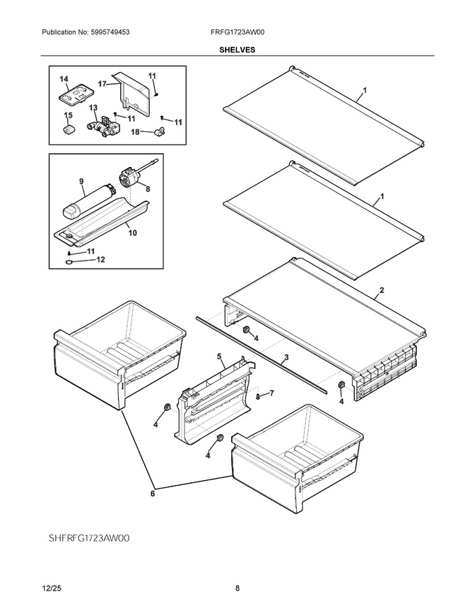 Diagram for FRFG1723AW00