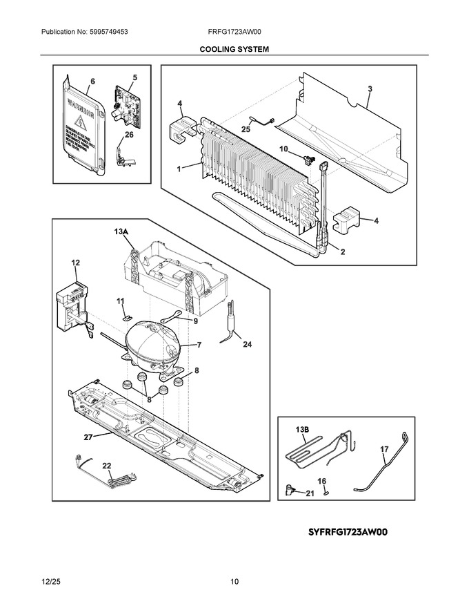 Diagram for FRFG1723AW00