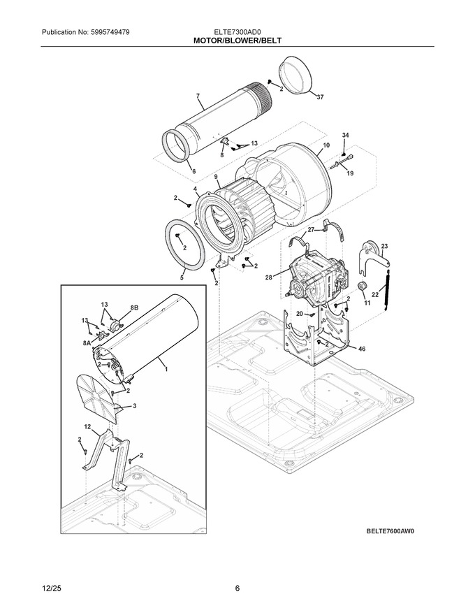 Diagram for ELTE7300AD0