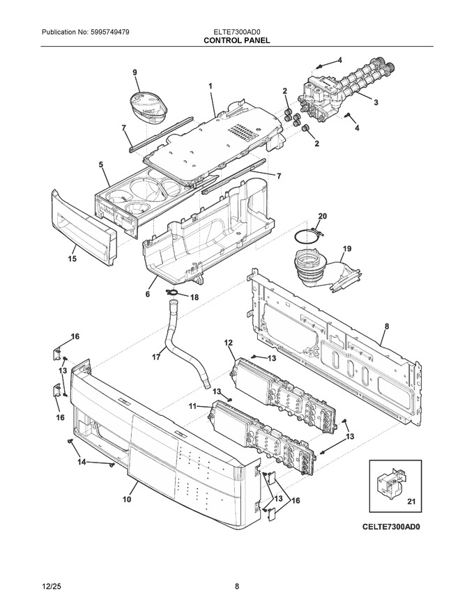 Diagram for ELTE7300AD0