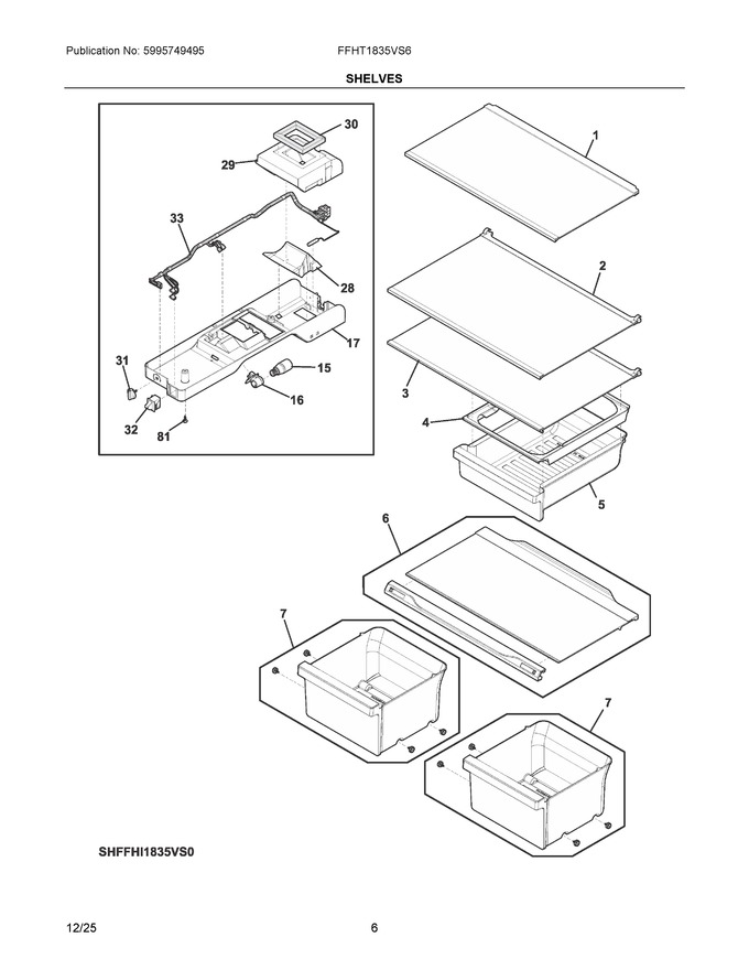 Diagram for FFHT1835VS6