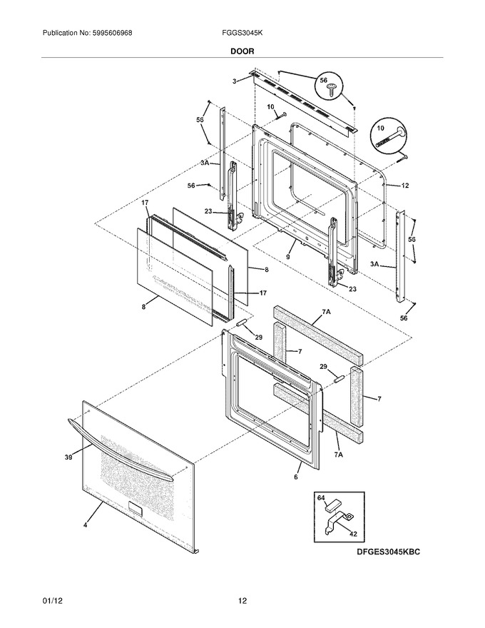 Diagram for FGGS3045KWE