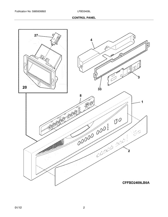 Diagram for LFBD2409LW0B