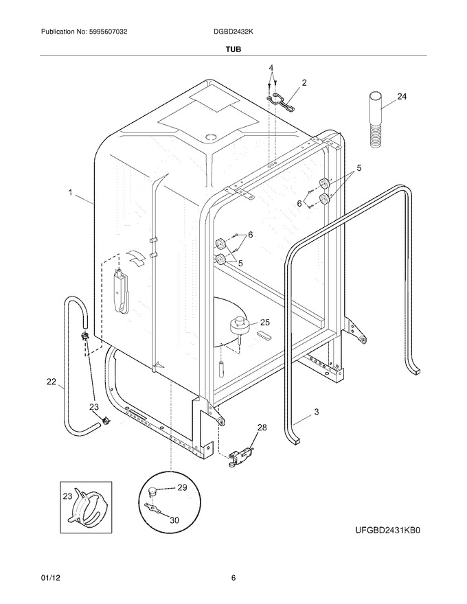 Diagram for DGBD2432KB1A
