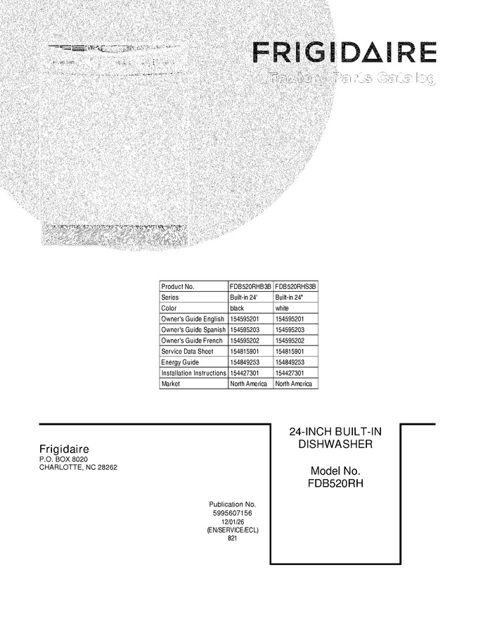 Diagram for FDB520RHS3B