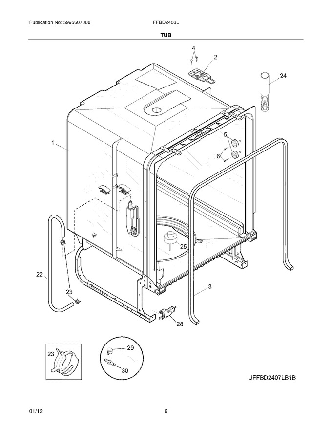 Diagram for FFBD2403LB1C