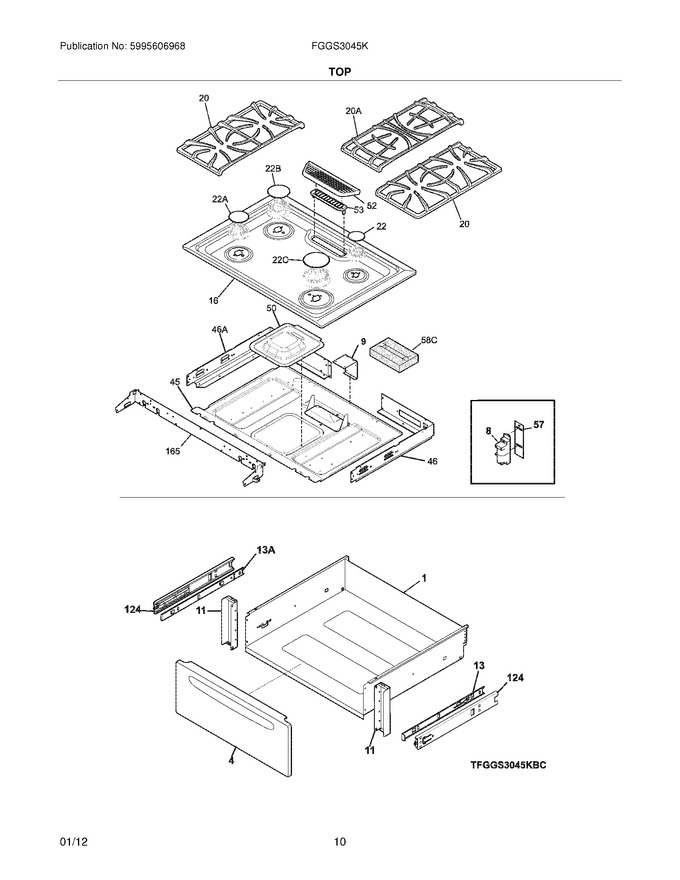 Diagram for FGGS3045KBE