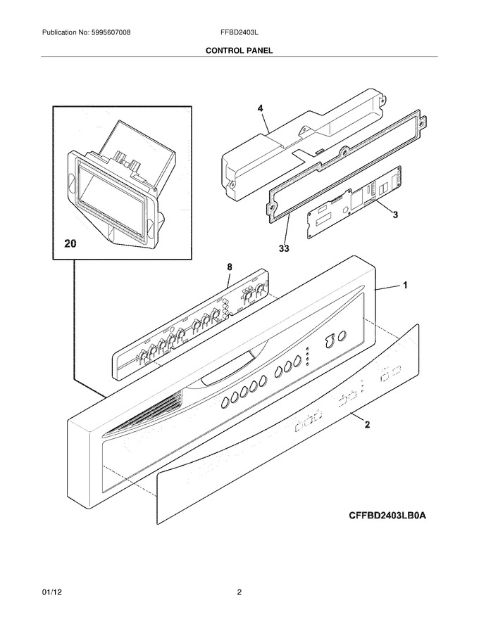 Diagram for FFBD2403LB1C