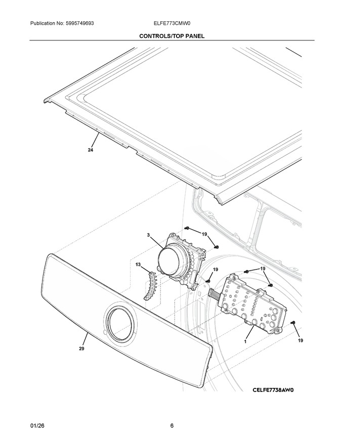 Diagram for ELFE773CMW0