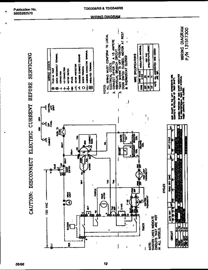 Diagram for TDG546RBD2