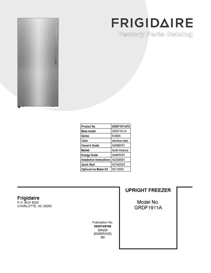 Diagram for GRDF1911AF0