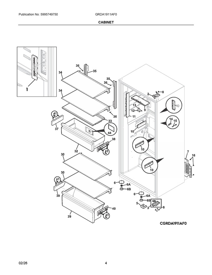 Diagram for GRDA1911AF0