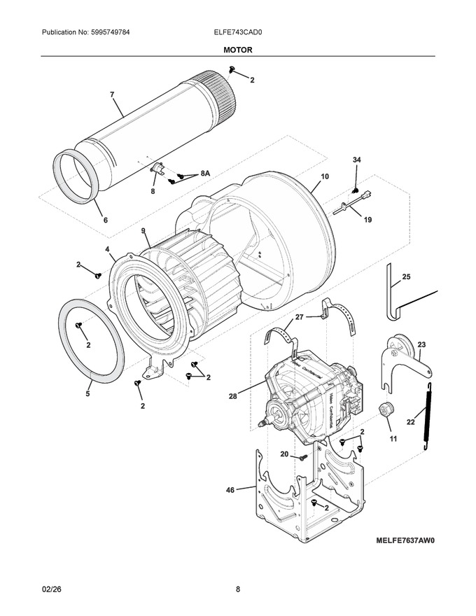 Diagram for ELFE743CAD0