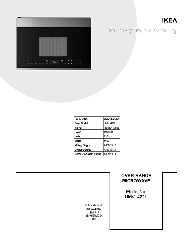 Diagram for UMV1422UXA