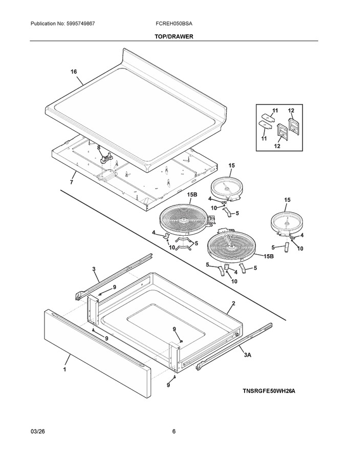 Diagram for FCREH050BSA