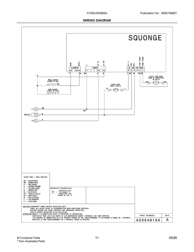Diagram for FCREH050BSA