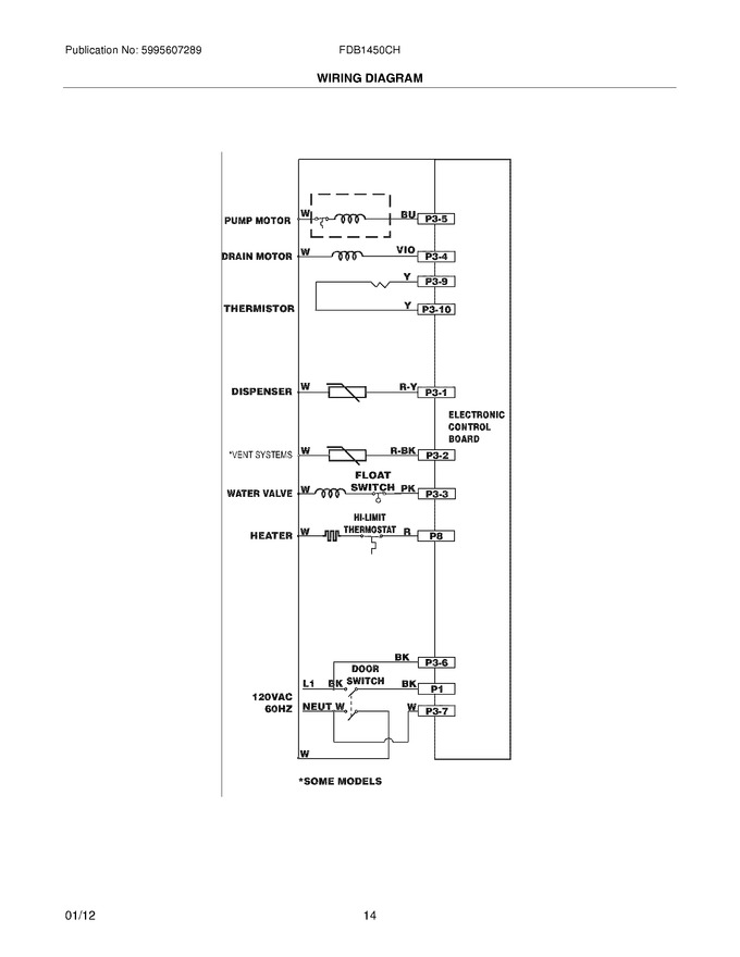 Diagram for FDB1450CHC4A