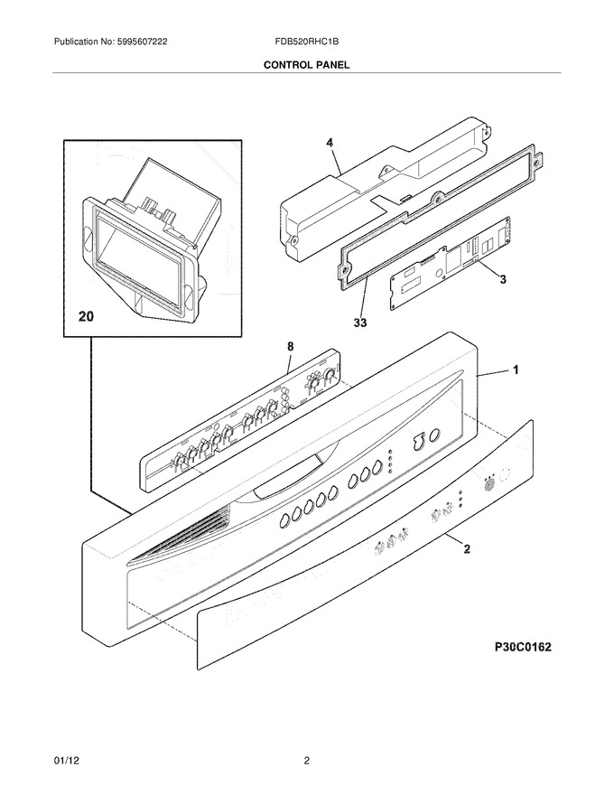 Diagram for FDB520RHC1B