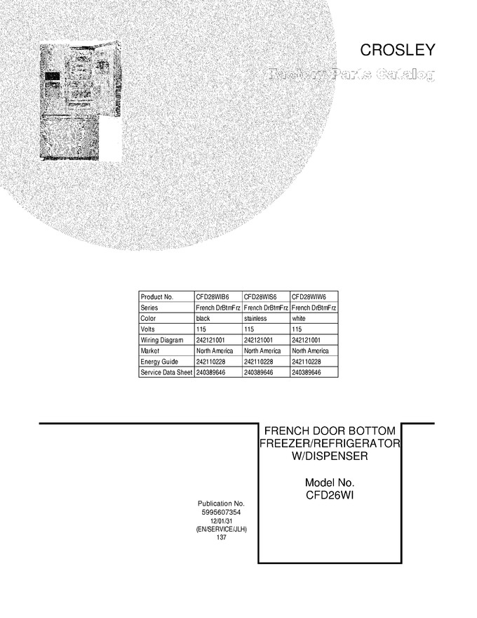 Diagram for CFD28WIW6