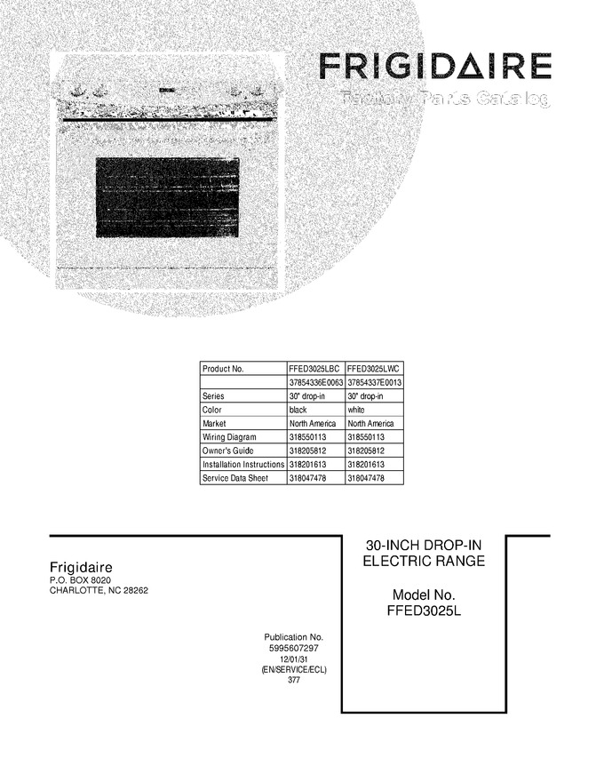 Diagram for FFED3025LWC