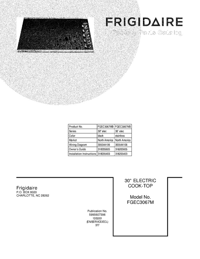 Diagram for FGEC3067MB