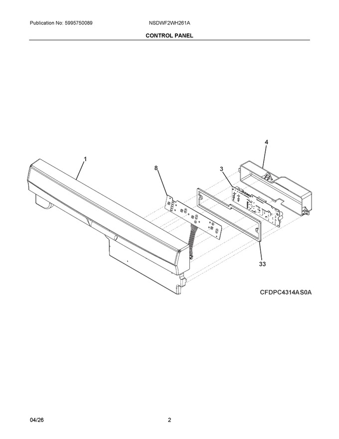 Diagram for NSDWF2WH261A
