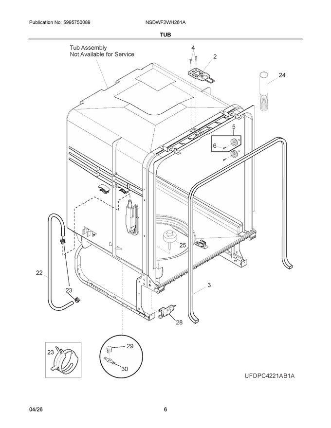 Diagram for NSDWF2WH261A