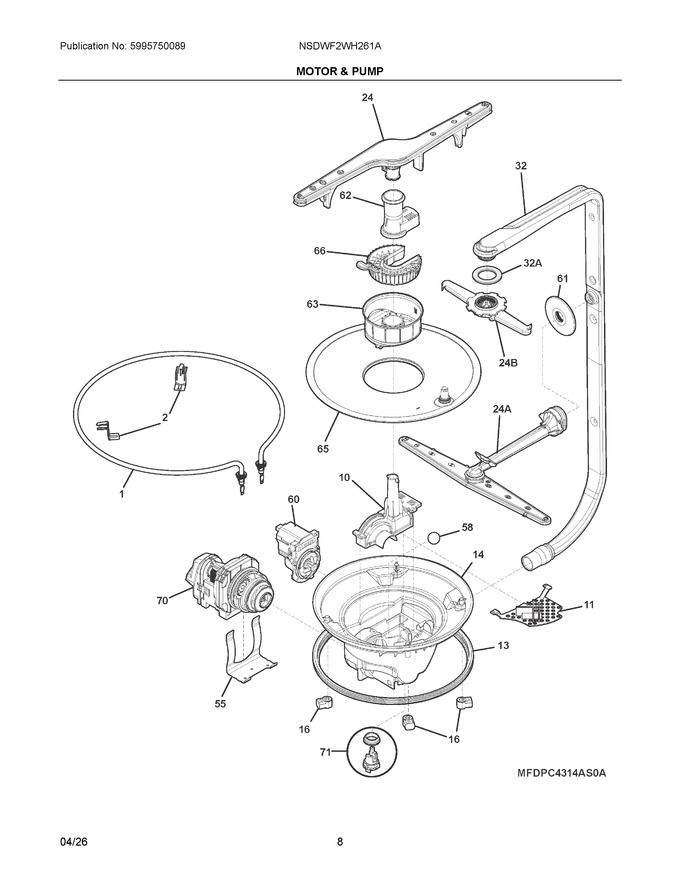 Diagram for NSDWF2WH261A