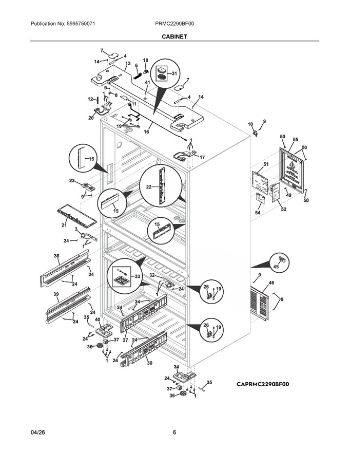 Diagram for PRMC2290BF00