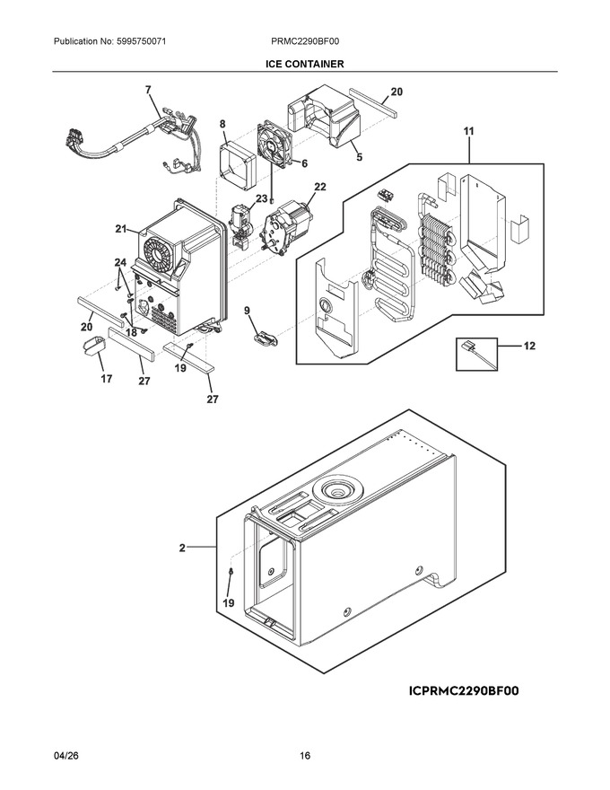Diagram for PRMC2290BF00