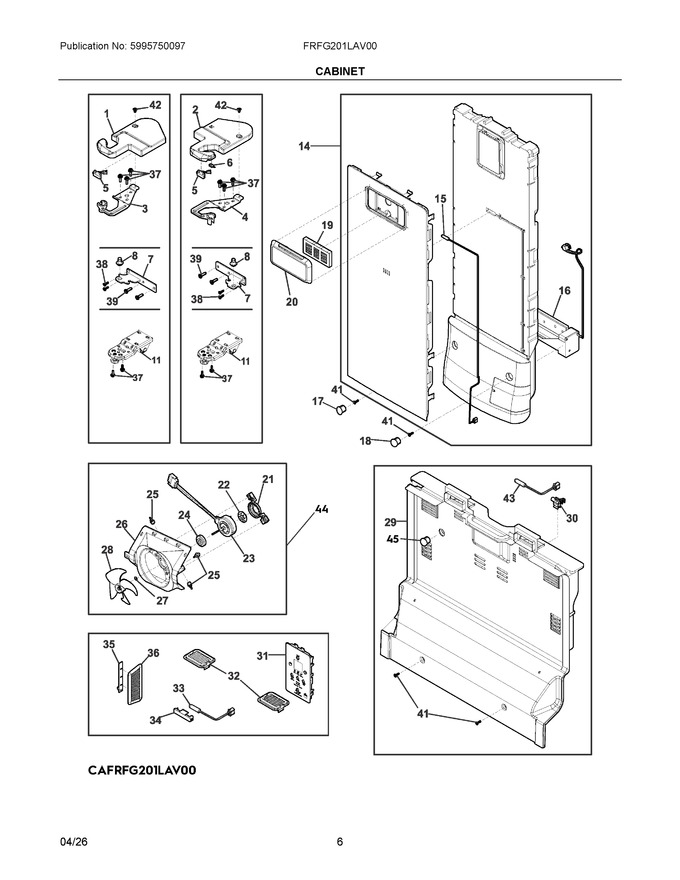 Diagram for FRFG201LAV00