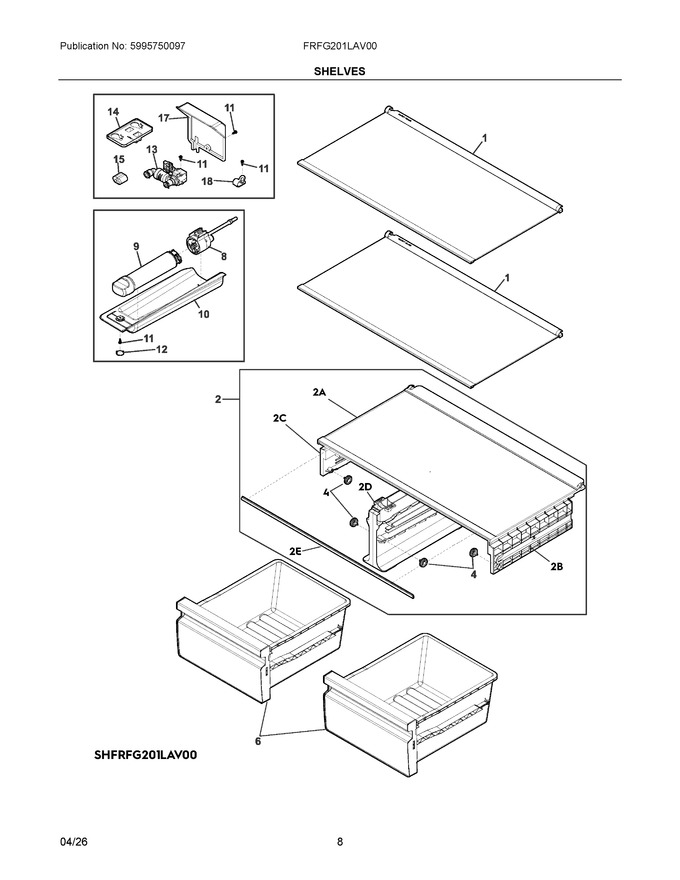 Diagram for FRFG201LAV00
