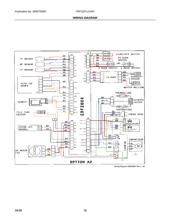 Diagram for FRFG201LAV00