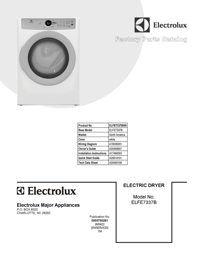 Diagram for ELFE7337BW0