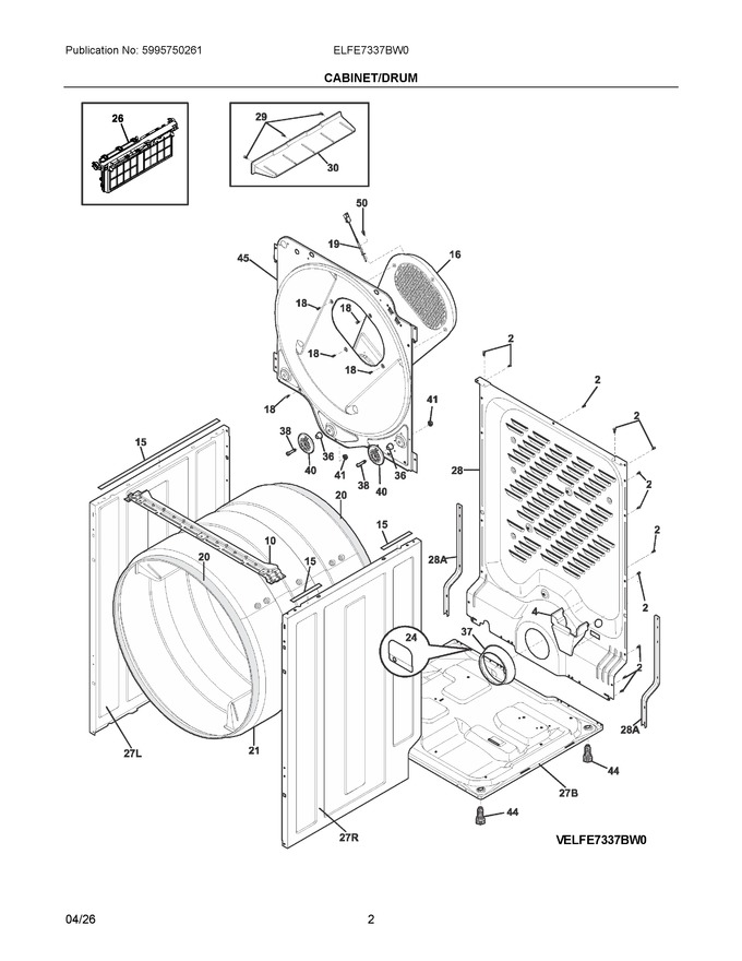 Diagram for ELFE7337BW0