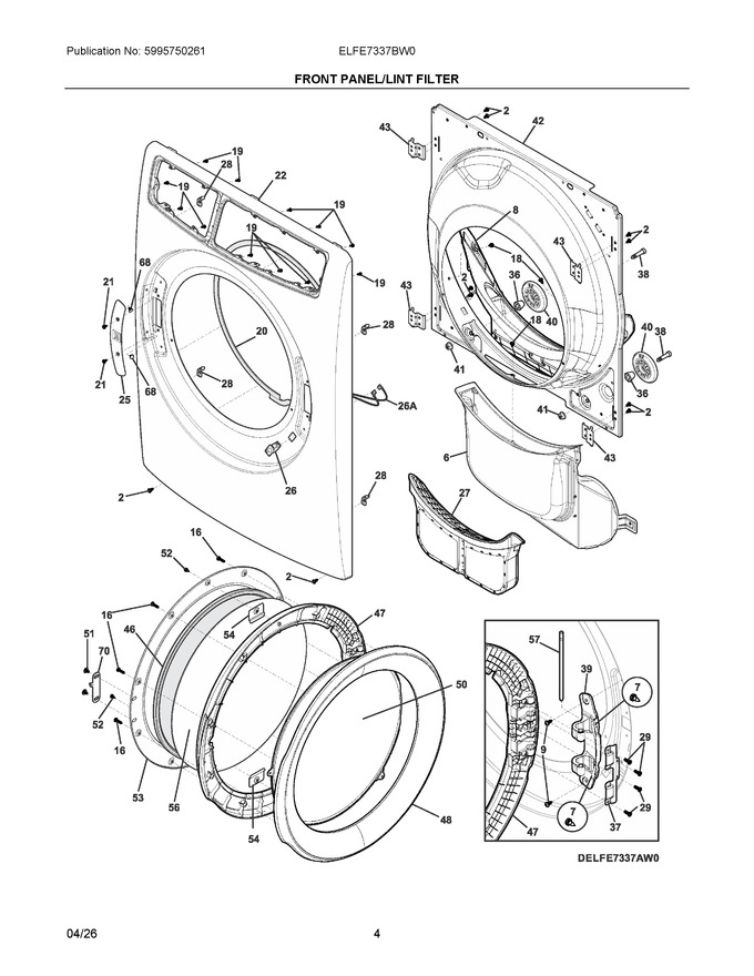 Diagram for ELFE7337BW0