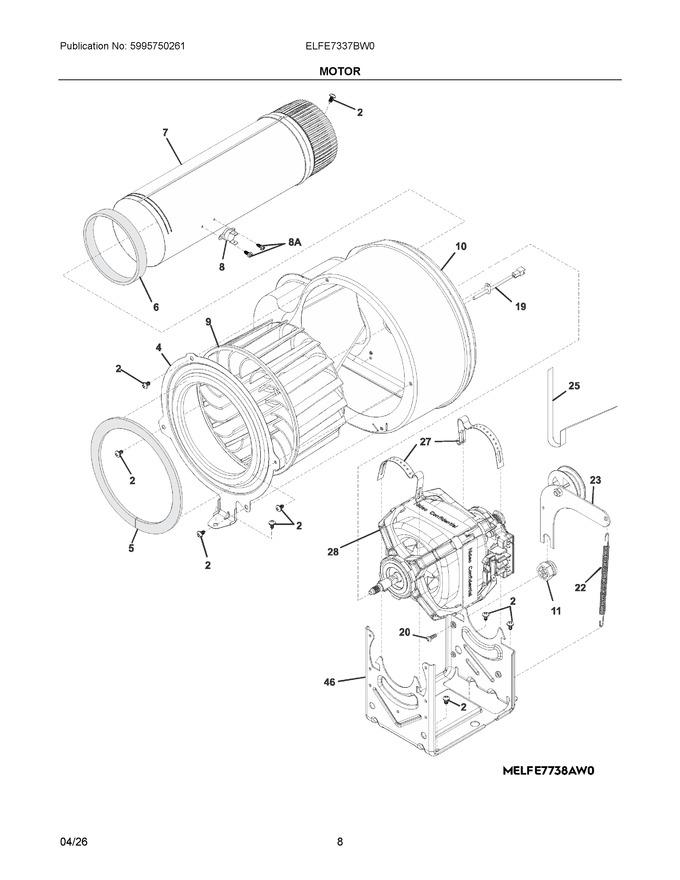 Diagram for ELFE7337BW0