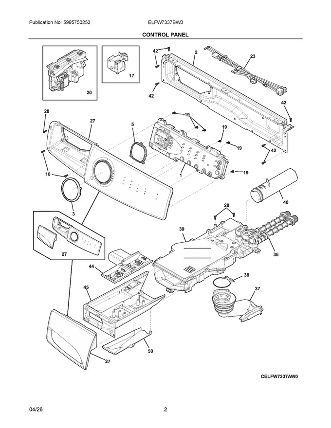 Diagram for ELFW7337BW0