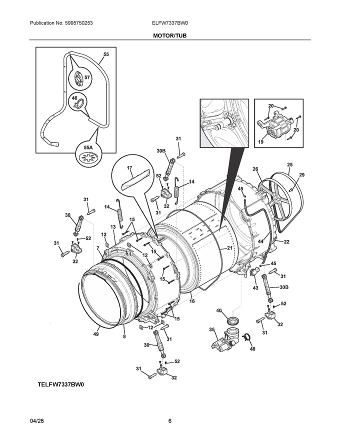 Diagram for ELFW7337BW0