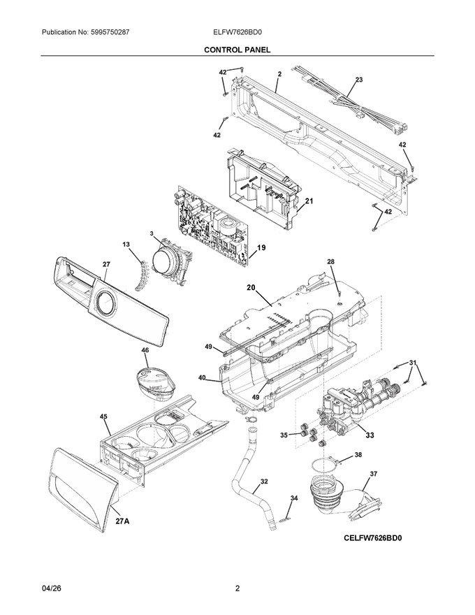 Diagram for ELFW7626BD0