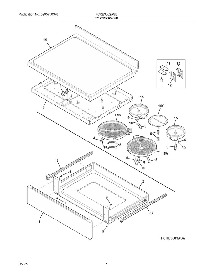 Diagram for FCRE3062ASD