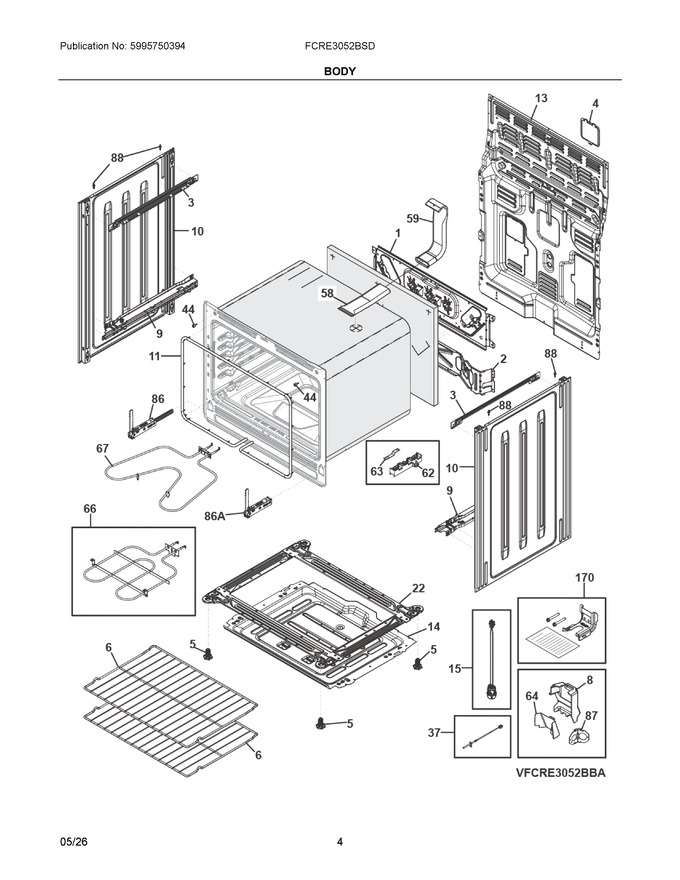 Diagram for FCRE3052BSD