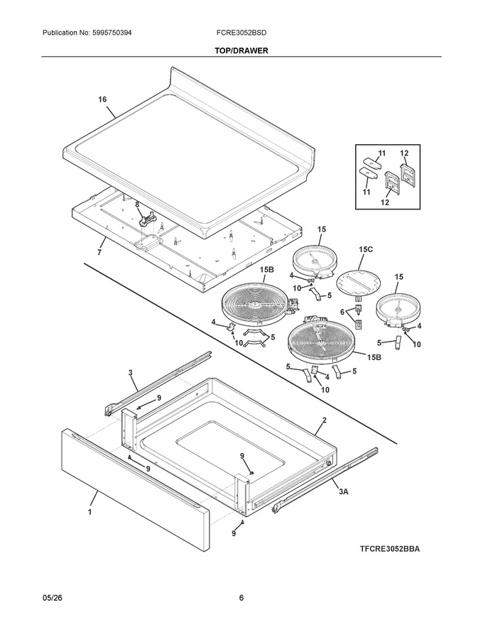 Diagram for FCRE3052BSD